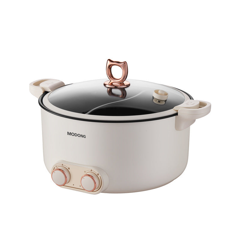 6 L 8L Large Capacity Mandarin Duck Electric Chafing Dish Household Multi-functional Integrated Dormitory Students