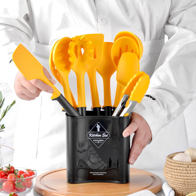 Storage Square Bucket Silicone Kitchenware Set Kitchen Cooking Tools