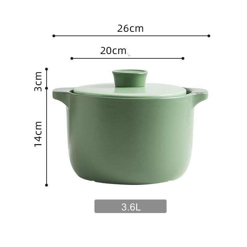 Casserole Pot Soup Household Hot High Temperature Resistant Flame Large Capacity