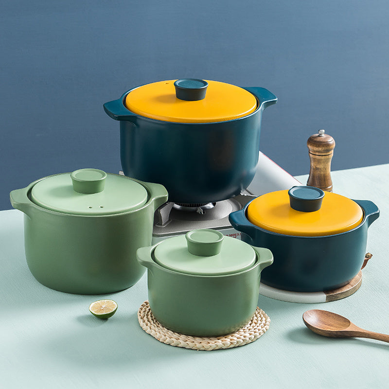 Casserole Pot Soup Household Hot High Temperature Resistant Flame Large Capacity