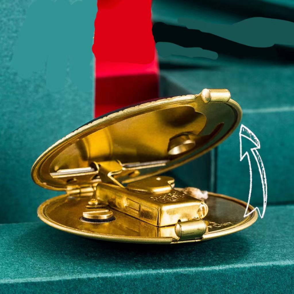 Kerosene Lighter Brass Powder Cake Grinding Wheel Flint Machine Men