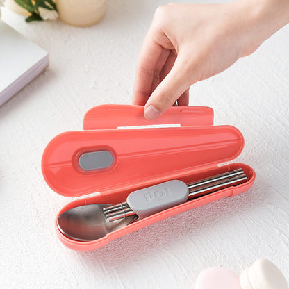 Denmark Po Chopsticks Spoon Spoon Set Portable Travel Student