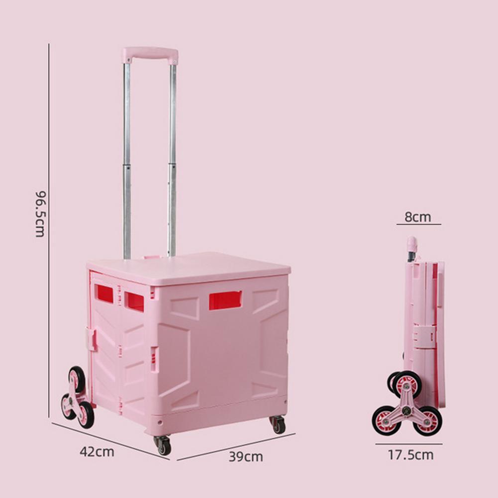Outdoor Picnic Wheeled Outdoor Picnic Cart Home Supermarket Shopping Small Trailer