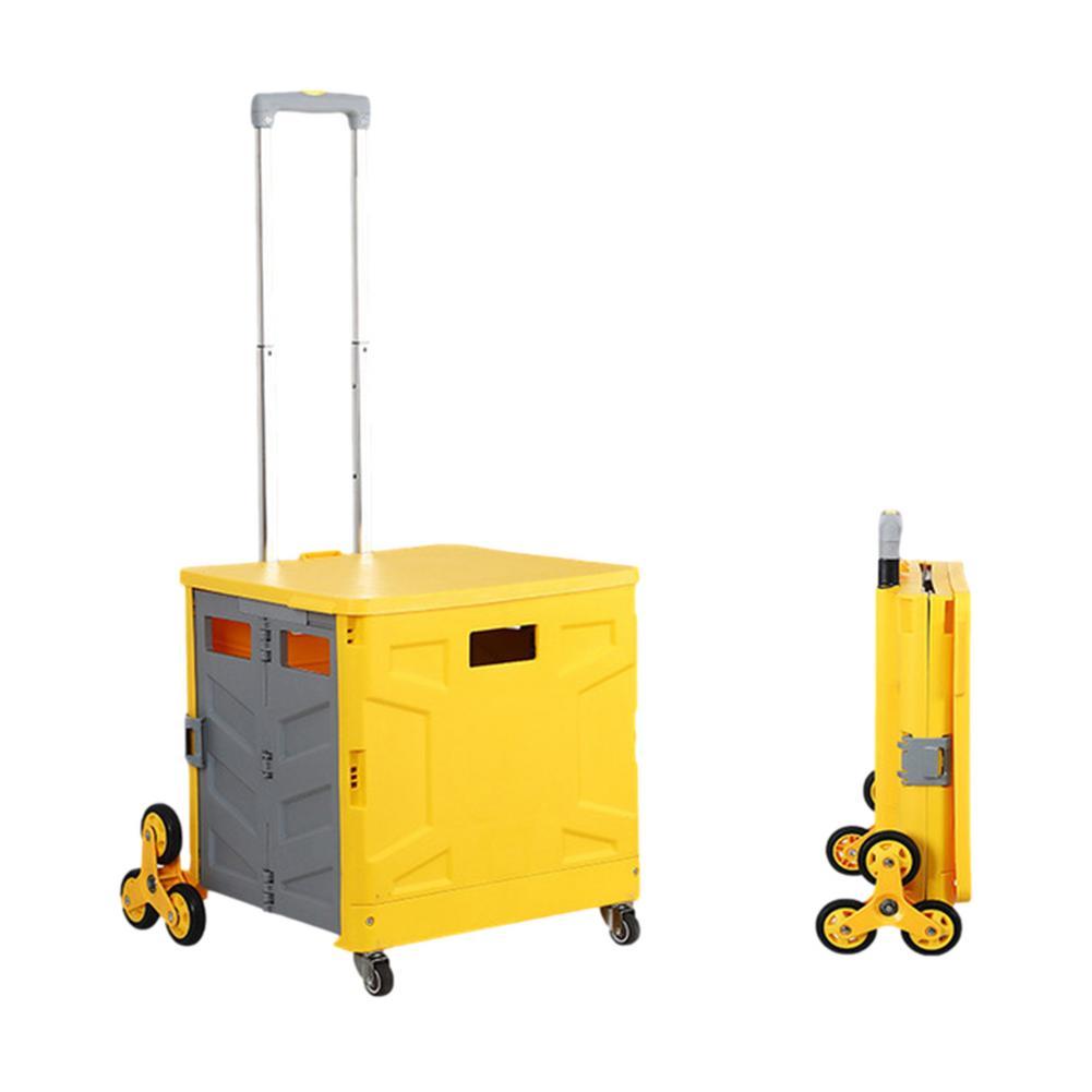 Outdoor Picnic Wheeled Outdoor Picnic Cart Home Supermarket Shopping Small Trailer
