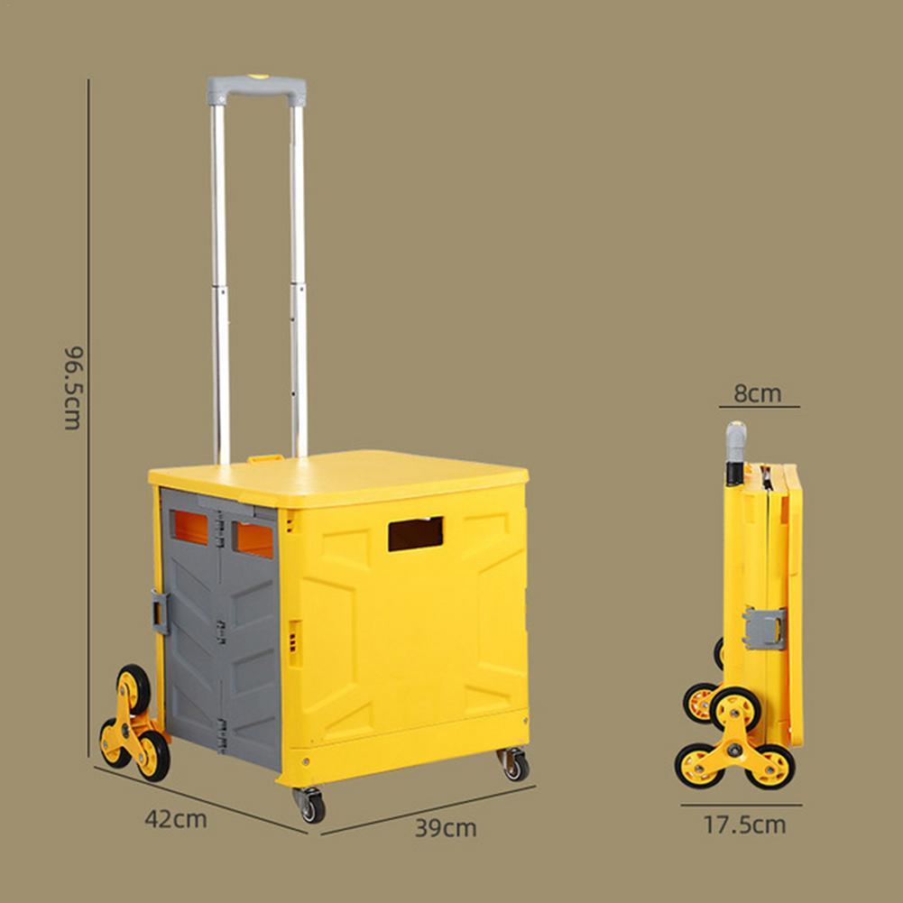 Outdoor Picnic Wheeled Outdoor Picnic Cart Home Supermarket Shopping Small Trailer