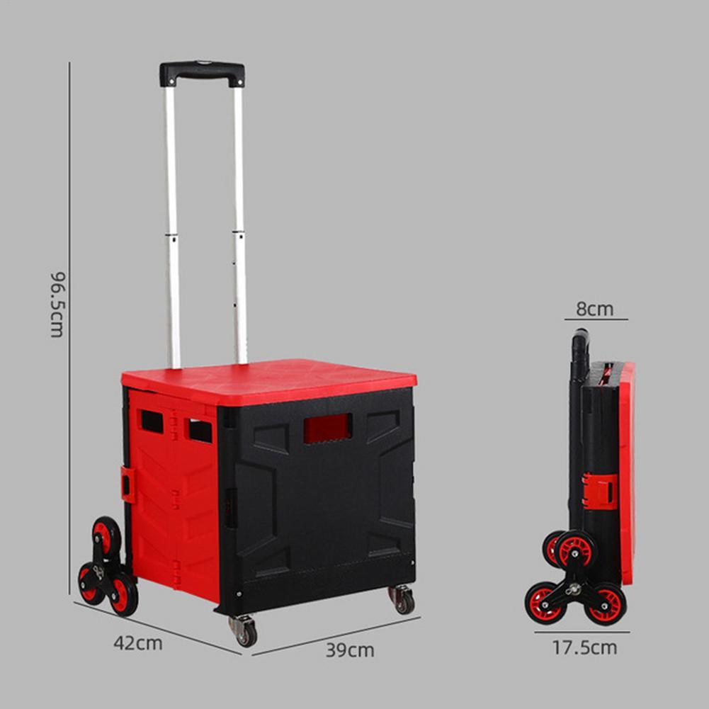 Outdoor Picnic Wheeled Outdoor Picnic Cart Home Supermarket Shopping Small Trailer