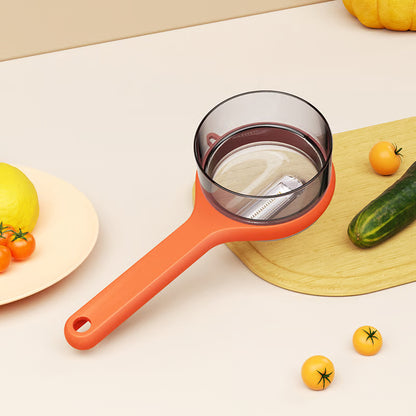 Double-sided Stainless Steel Blade Peeling Knife With Storage Boxs