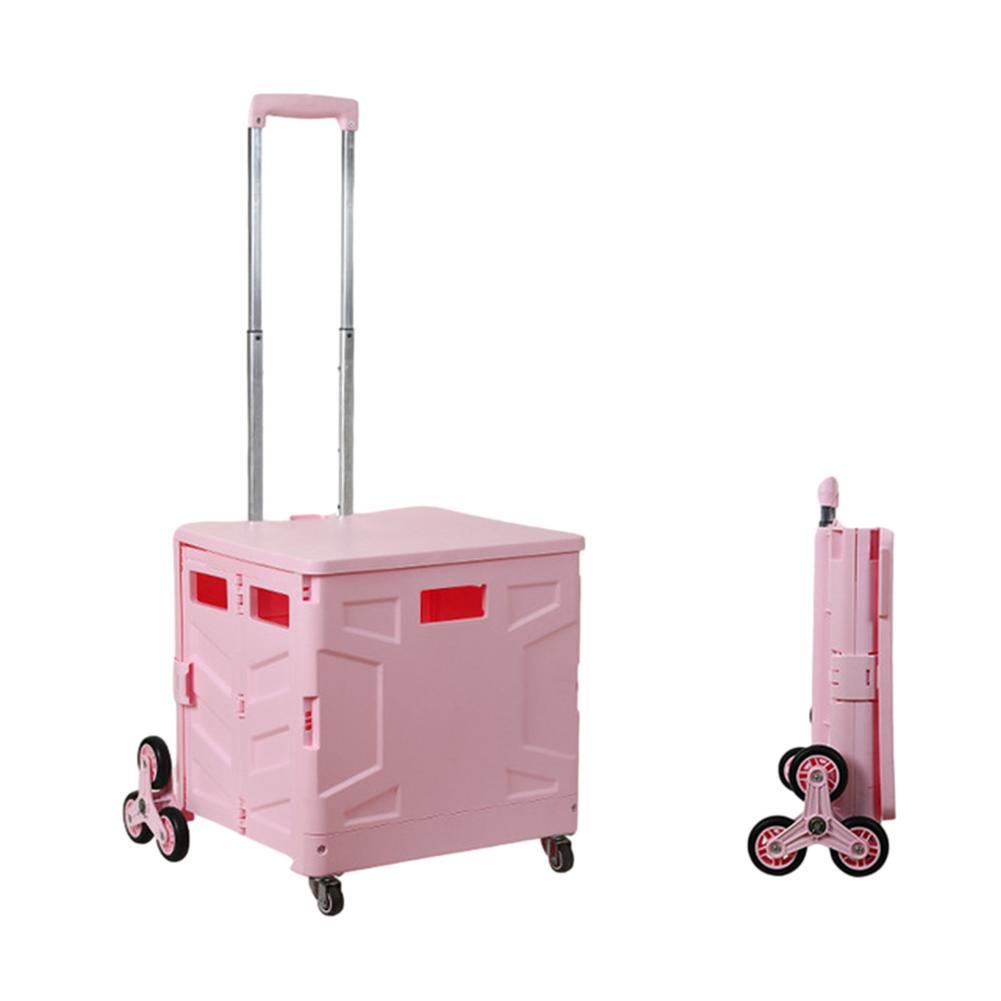 Outdoor Picnic Wheeled Outdoor Picnic Cart Home Supermarket Shopping Small Trailer