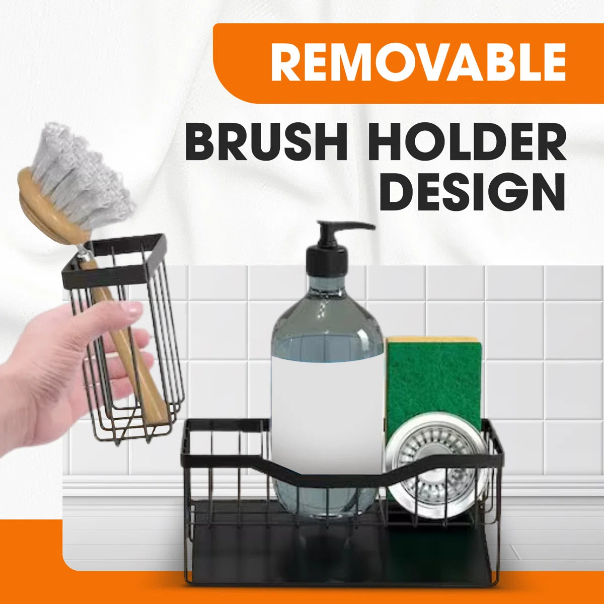 Sink Caddy Sponge Holder for Kitchen