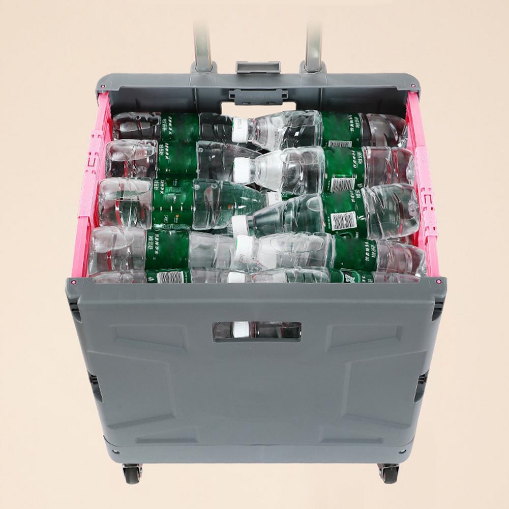 Outdoor Picnic Wheeled Outdoor Picnic Cart Home Supermarket Shopping Small Trailer