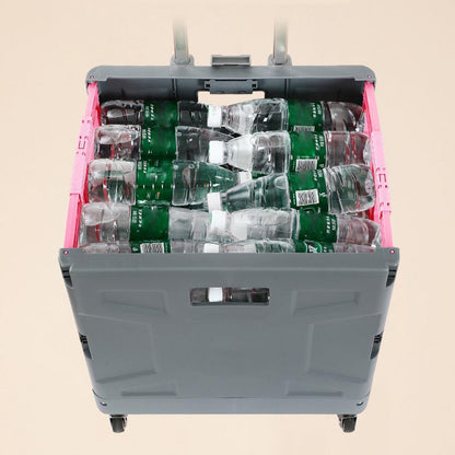 Outdoor Picnic Wheeled Outdoor Picnic Cart Home Supermarket Shopping Small Trailer
