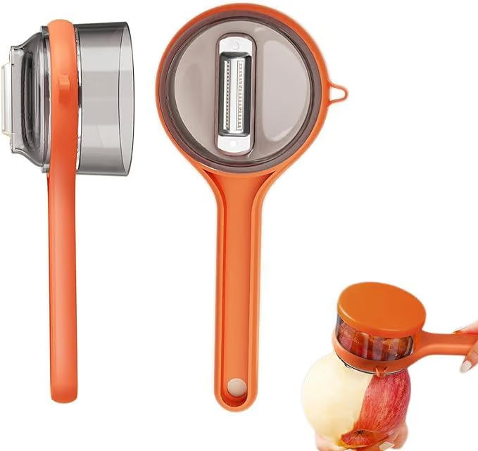 Double-sided Stainless Steel Blade Peeling Knife With Storage Boxs