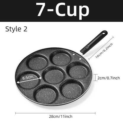 Fried Egg Magic Pot Seven Hole Omelette Pot Household