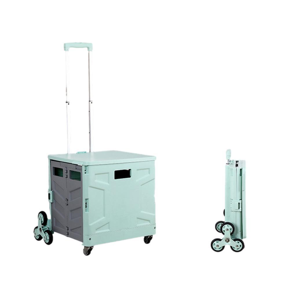 Outdoor Picnic Wheeled Outdoor Picnic Cart Home Supermarket Shopping Small Trailer