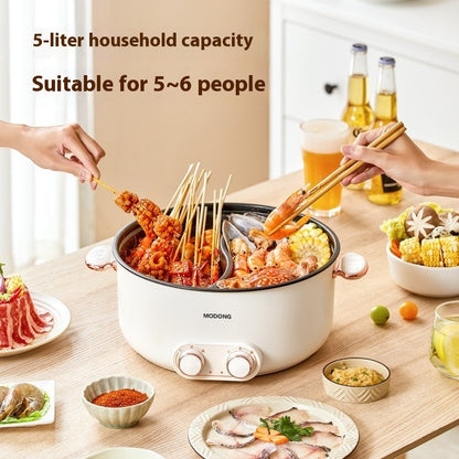 6 L 8L Large Capacity Mandarin Duck Electric Chafing Dish Household Multi-functional Integrated Dormitory Students