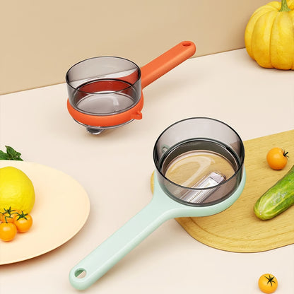 Double-sided Stainless Steel Blade Peeling Knife With Storage Boxs